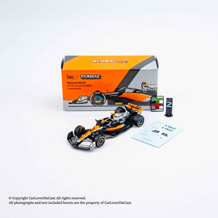 Tarmac Works TW 迈凯伦MCL60诺里斯合金车1:64模型摆件