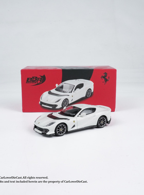 BBR 64 法拉利812 Competizione Bianco Avus合金车小比例模型