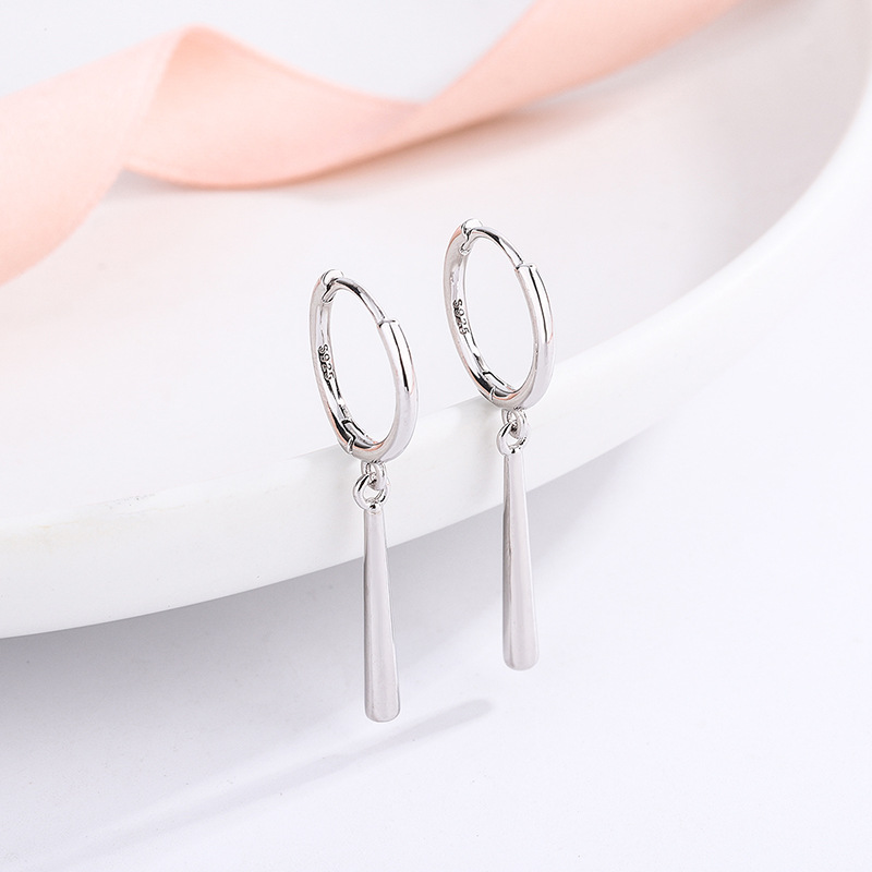 日本品质S925纯银三刀流索隆同款耳坠女小众耳环耳钉潮流个性18K