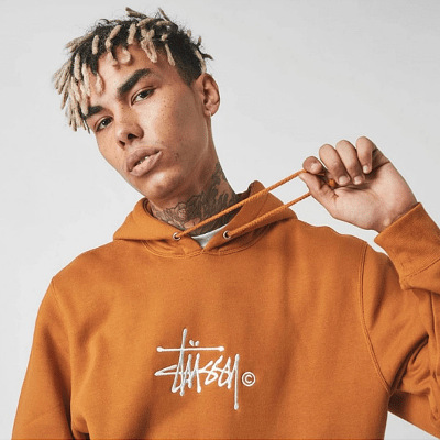 加绒帽衫情侣外套潮牌滑板