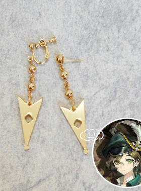 【不要葱姜蒜】重返未来1999虚构集cos耳环钢笔耳针耳夹耳饰配件