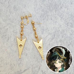 【不要葱姜蒜】重返未来1999虚构集cos耳环钢笔耳针耳夹耳饰配件