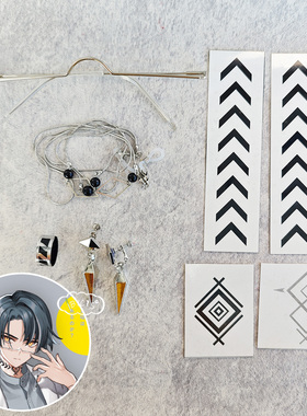 Paradox Live 1Nm8 御山京 ITSUKI  cos耳环耳夹眼镜cosplay配饰