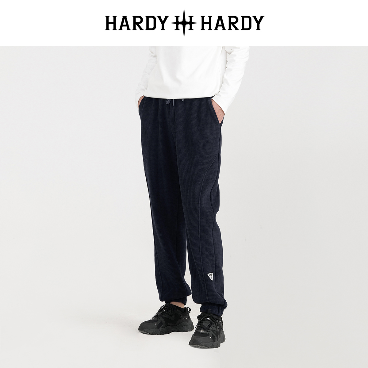 HARDY HARDY2024冬季新款三角标美式休闲宽松卫裤男女同款裤子