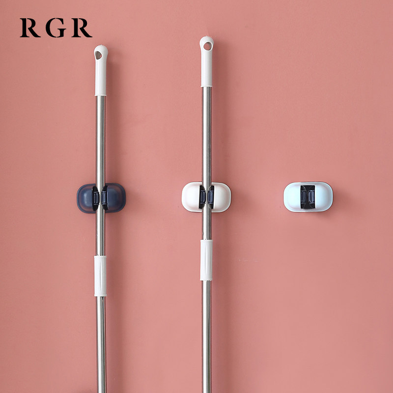 RGR Punch holes No trace Mop clip Strength Bearing Viscose Hooks TOILET Shower Room Wall hanging Broom cassettein the Storage consolidation , Family finishing equipment , Hook/Sticky hooks  category - from Buy2taobao.com to provide professional Taobao agent buy service
