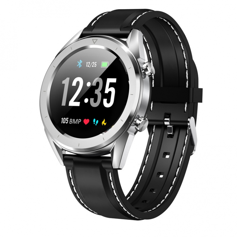 智能手表男士正品血压ECG心电监测海拔多功能健康运动电子支付手表学生女圆屏手环小米4华为荣耀OPPO苹果通用