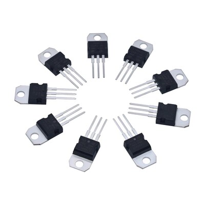 L7805CV  5V三端稳压器 7805三极管 TO-220厚片1.5A
