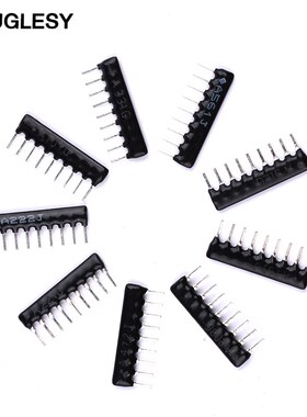 9脚9P 5P排阻A103J/102G 1K2.2K4.7K10K100 220 330470欧560R