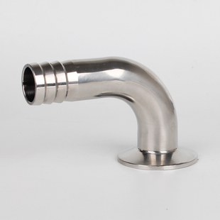 304不锈钢宝塔快装弯头90度卫生级快接卡盘异径弯管软管接头定做