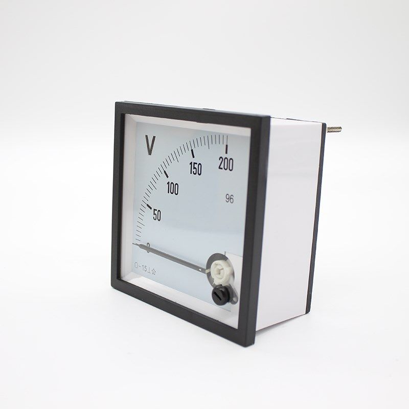 SQ/CP/DH/CZ96-V 96C1指针式直流电压表200V外形96*96mm表头