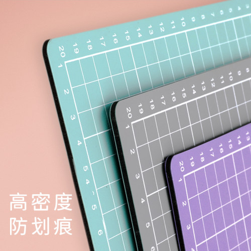 彩研A4垫板油画棒绘画工具葡萄紫薄荷绿雾霾灰A3美术学生画画书写