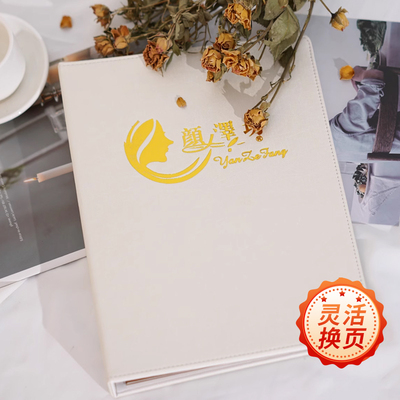 高档活页文件夹皮壳价目表宣传册
