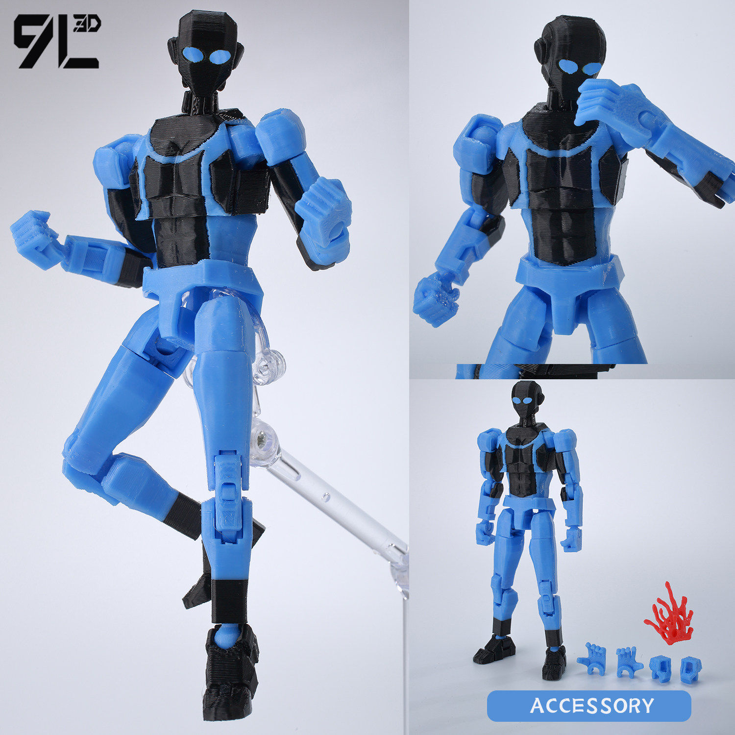 无敌少侠周边3D打印多关节超人