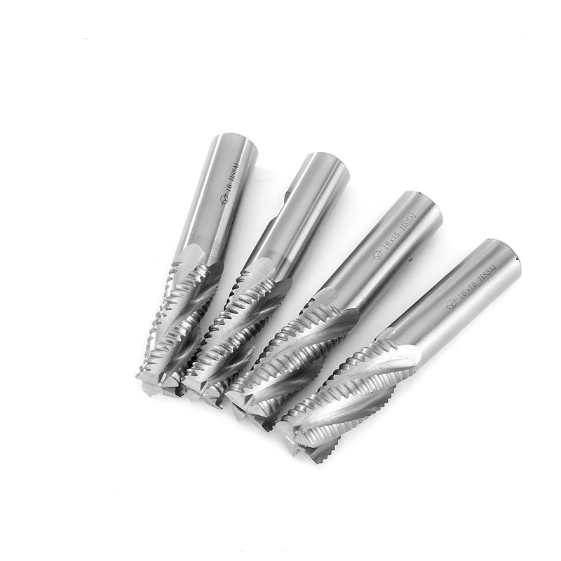 伊海直柄超硬白钢波刃铣刀粗皮5 6 8 10 12 16 2025-32mm波纹铣刀