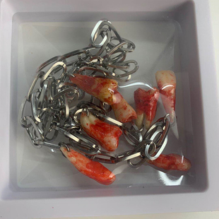 他人即地狱同款牙齿手链 李栋旭钛钢G不掉色徐文祖真人牙定制饰品