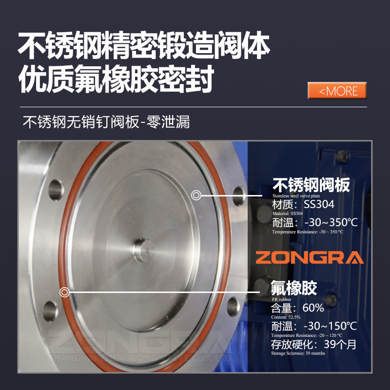 电动高真空蝶阀GID空冷机组背压316L不锈钢卫生级管道负压调节阀