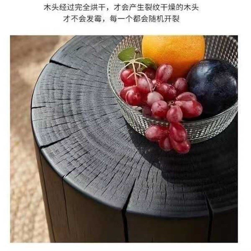 侘寂风圆柱木墩黑碳化实木花架民宿酒店原木树桩落地摆件装饰复古,工业油品/胶粘/化学/实验室用品,实验室漏斗,淘宝优惠券,粉丝福利购,淘宝优惠卷