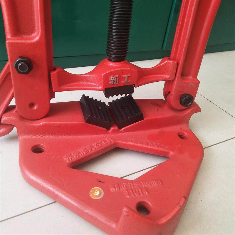 新工加重型管子台虎钳压力钳台钳龙门钳龙门架镀锌管道工具钳子