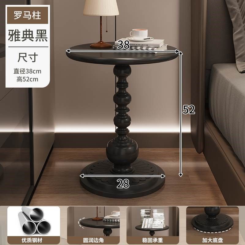沙发边几轻奢高级感小茶几桌子边柜创意卧室圆形铁艺床头柜置物架,工业油品/胶粘/化学/实验室用品,实验室漏斗,淘宝优惠券,粉丝福利购,淘宝优惠卷