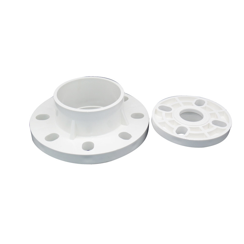 PVC法兰片 给水管活套一体125 140 160200 250 315 400塑料法兰片
