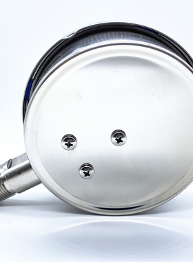 亿川304全不锈钢压力表Y60BwF防腐防锈Y100BF耐高温蒸汽锅炉压力