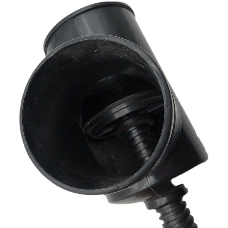 PVC塑料弯头节给水栓出水口63/75法兰低压农田灌溉排水出水口阀门