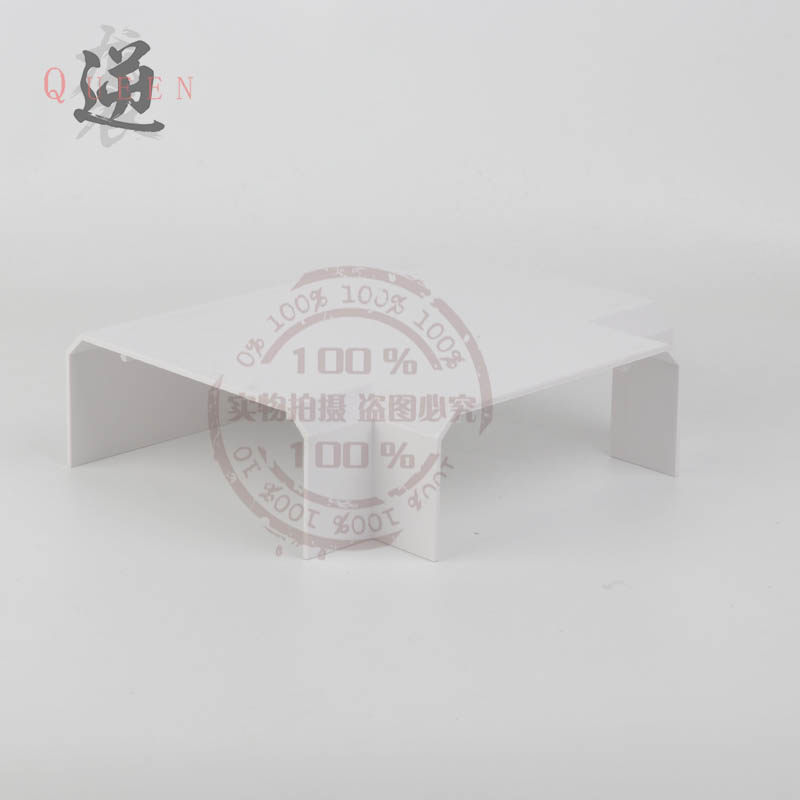 120*50线槽三通 办公室综合布线 明装走线槽配件 面板开口 新品