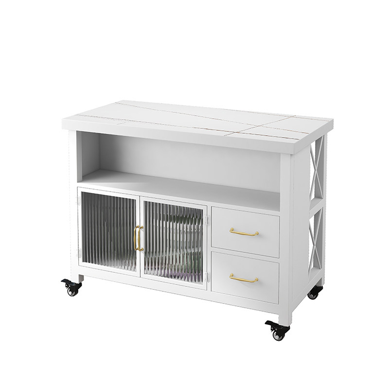 厨房餐边桌岩板料理台中岛台收纳置物桌操作台铁艺家用简约备餐桌,个性定制/设计服务/DIY,明信片定制,淘宝优惠券,粉丝福利购,淘宝优惠卷