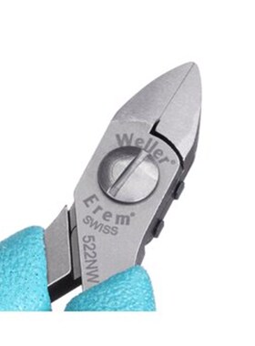EREM 522NW留屑钳 带安全夹防引脚飞溅 1.6mm齐平剪切斜口钳