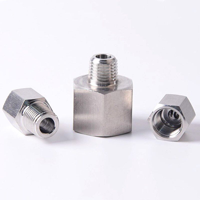压力表304不锈钢内外丝转换接头 M5M6M8M10M12M14M2X0螺纹变径补