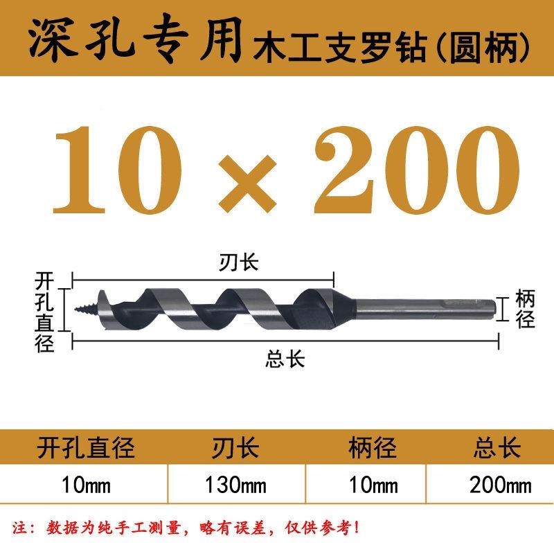 支罗钻头木工电锤钻头圆柄加长麻花钻花门锁孔开孔器工具孔钻树