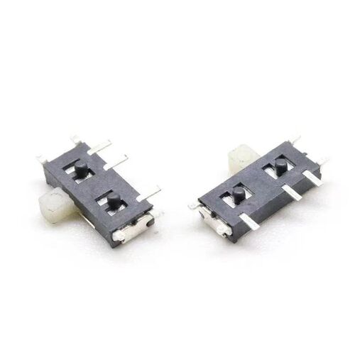MSK-12C02电源开关 七脚拔动 7Pin 7脚微型拨动开关贴片 白色拨杆
