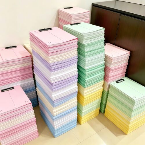 可立式文件夹A4资料夹写字板试卷收纳考研学生加厚塑料垫板多功能