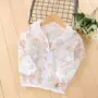 Cậu bé mùa hè nhẹ nhàng áo len khóa kéo cô gái chống nắng quần áo trẻ em thoải mái quần áo ngoài trời tay áo dài thân thiện với da - Quần áo ngoài trời cho trẻ em quần áo thể thao trẻ em