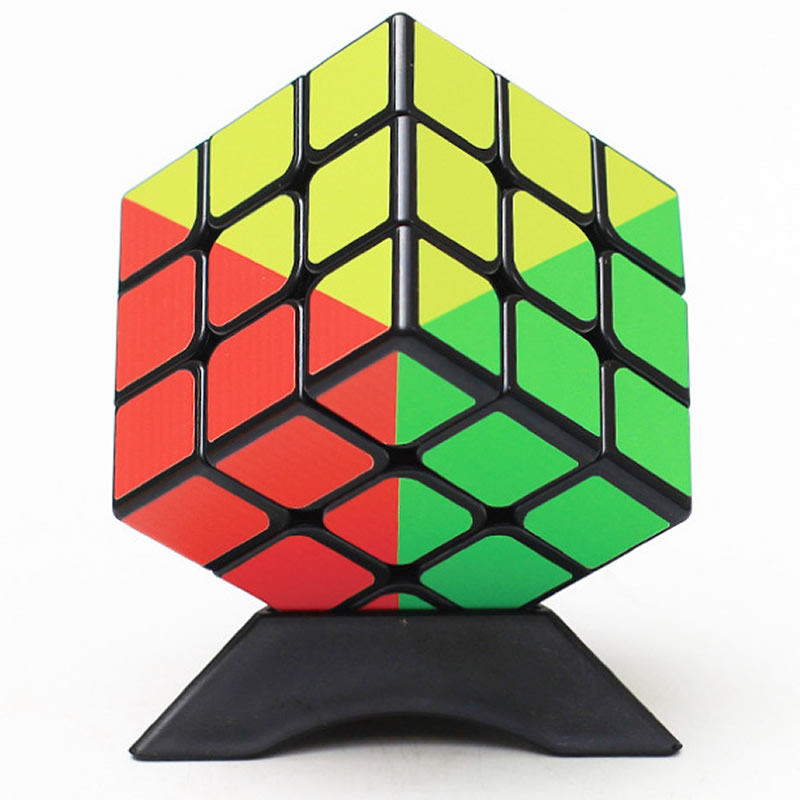 彩虹魔方交叉混色迷宫超难绝版高难度特殊异形三阶魔方儿童益智力