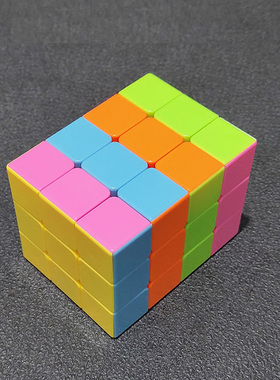 一阶魔方133魔方玩具指尖旋转彩色233魔方433不等阶223异形334