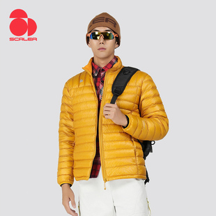 SCALER思凯乐户外鹅绒羽绒服女700蓬轻薄内胆秋冬男轻便保暖外套