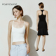 asomesome辣妹胸垫工字吊带背心女夏遮副乳修身 美背运动内衣上衣