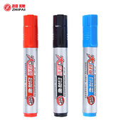 智牌大容量白板笔黑色水性可加墨水可擦儿童彩色红蓝黑板笔教师用