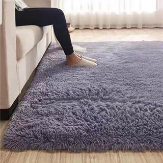 carpet bedroom soft floor living room rugs mats 纯色客厅地垫