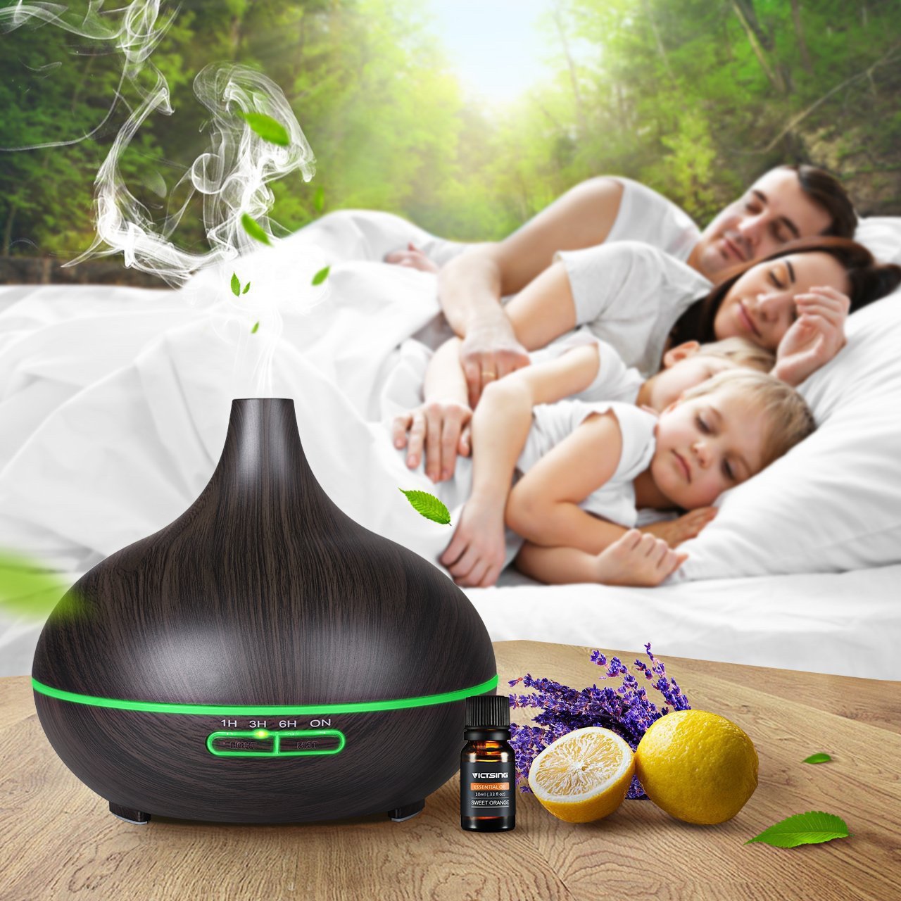 500ml air essential oil diffuser aroma vaporizer humidifier
