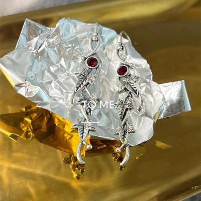 Tome/原创苍月系列新中式流苏耳环小众高级冷淡耳挂清冷耳饰