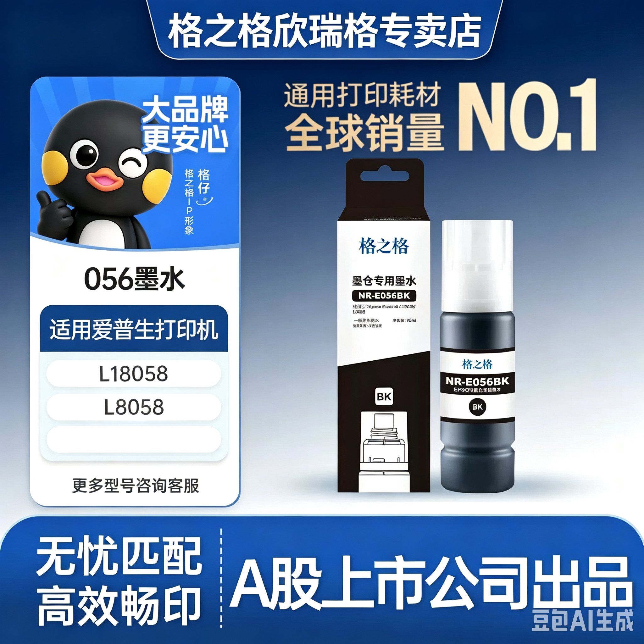 格之格056墨水适用爱普生L8058图片