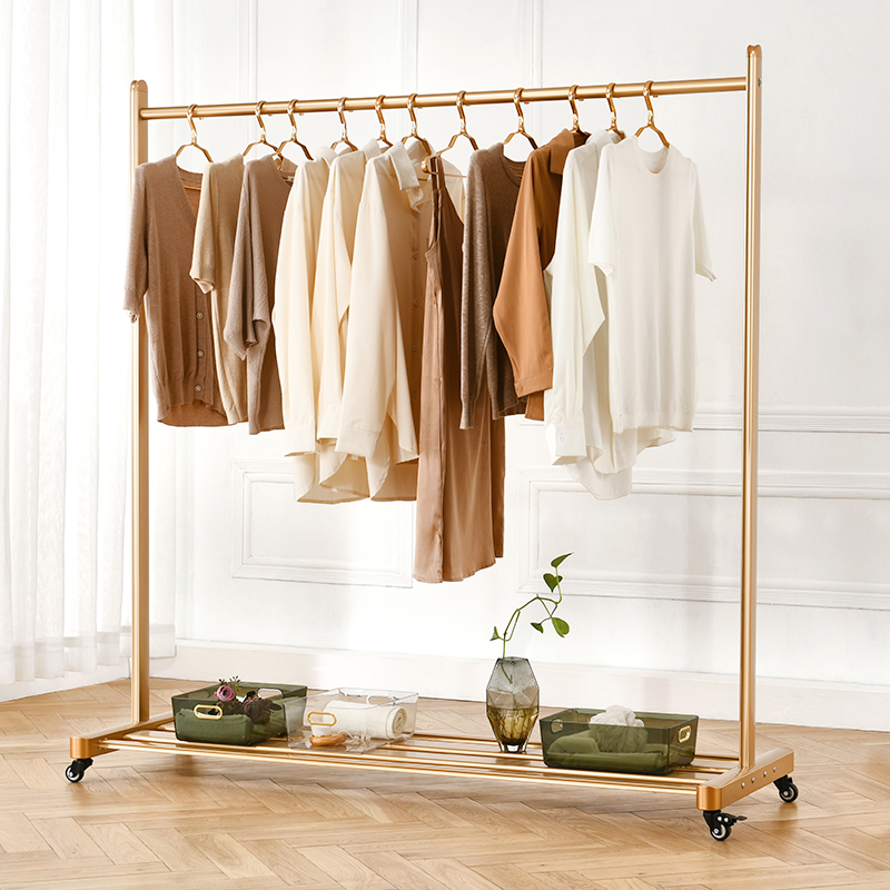 名至落地晾衣架单杆式挂衣架