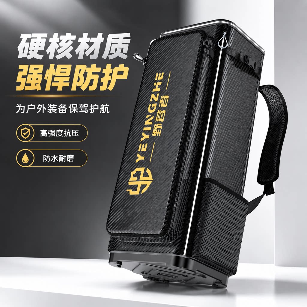 钓椅桶包野营者硬壳鱼竿包渔具包