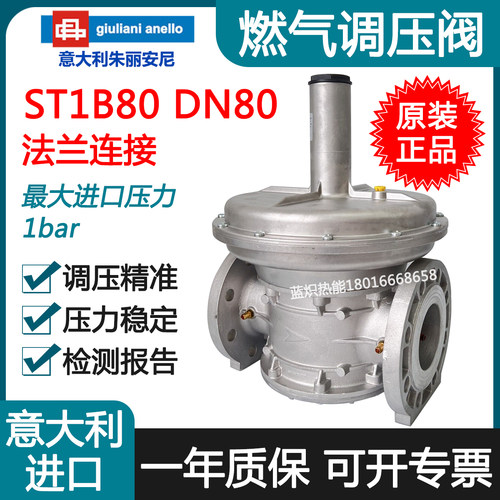 ST1B80 DN80意大利朱丽安尼燃气调压阀稳压阀减压阀STR80 100