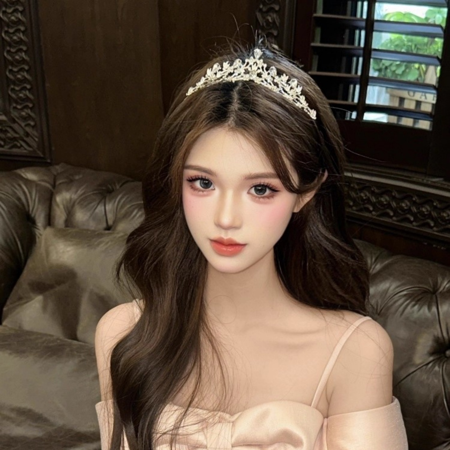 公主皇冠生日发箍女头冠