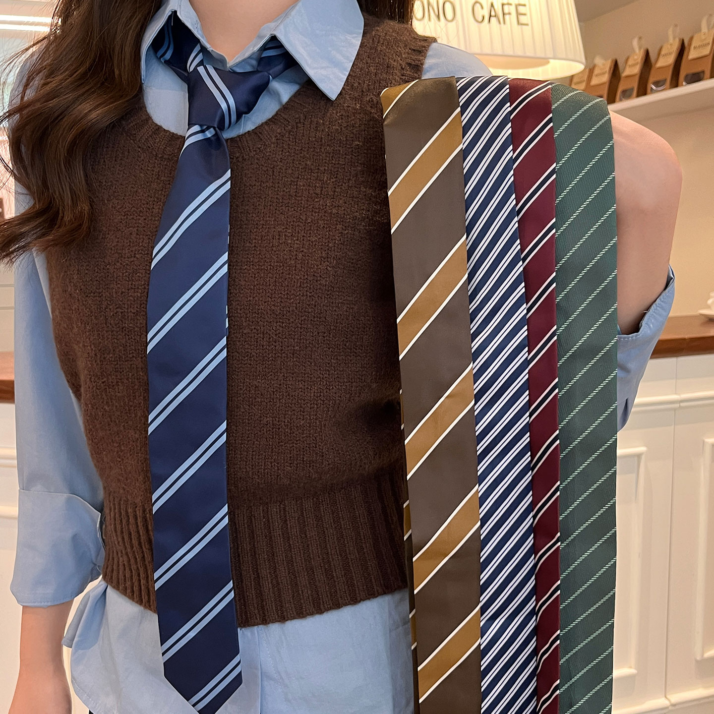 长条丝巾腰带女复古细窄飘带