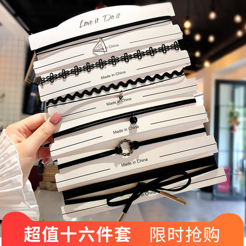 choker蕾丝项圈脖子饰品夏季新款