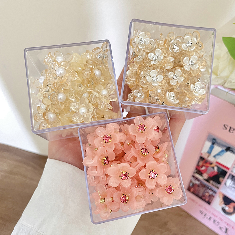 山茶花公主头小抓夹女